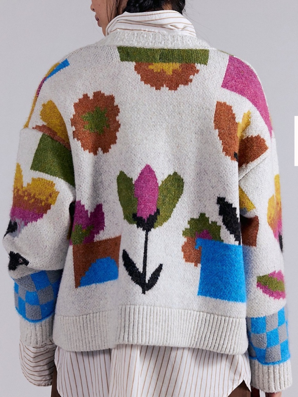 Free People Tulip Whirl Cardi Cardigan SZ XS - Picture 3 of 5